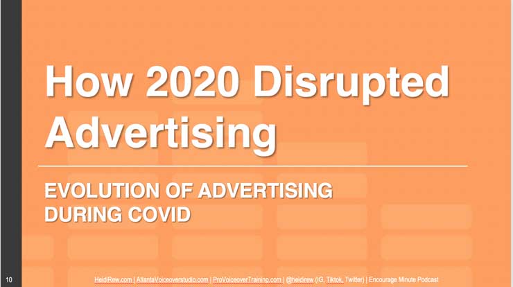 Disrupted Advertising