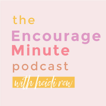 Heidi Rew Voice Actor Encourage Minute Podcast